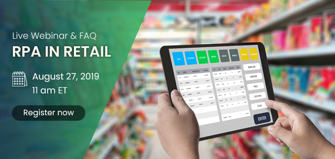 Webinar: RPA in Retail - The future of retail automation